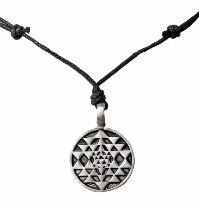 Tribal Necklace with cord chain