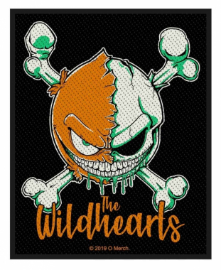 The Wildhearts Patch Green Skull