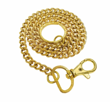 Golden Biker Snaphook Keyring Chain 53cm
