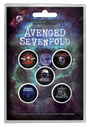 Button Pack - Avenged Sevenfold - The Stage