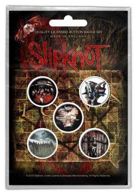 Button Badge Pack - Slipknot - Albums