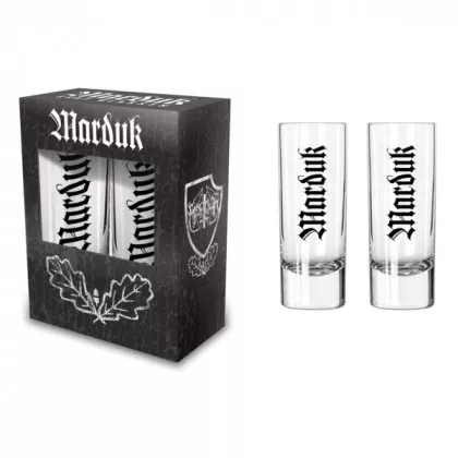 Shotglas - Schnapsglas - Marduk - Panzer - Crest