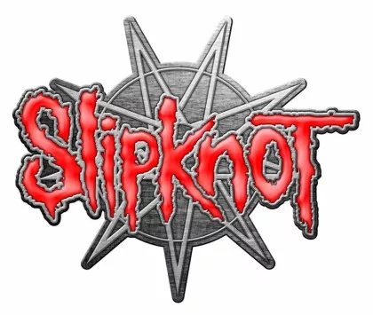 Slipknot 9 Pointed Star Anstecker