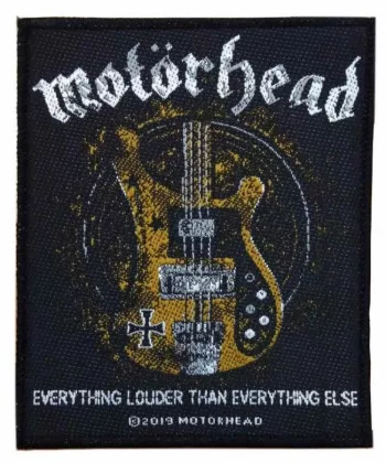 Motörhead - Lemmys Bass - gewebter Aufnäher