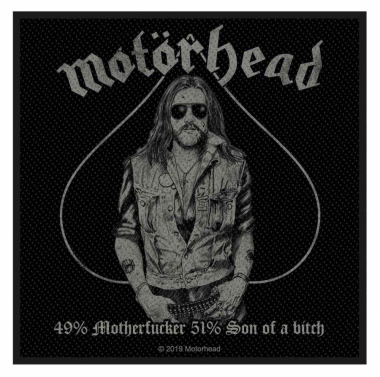 gewebter Aufnäher von Motörhead - 49% Motherfucker