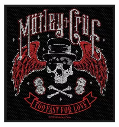 Mötley Crüe - Aufnäher - Too fast for Love