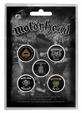 Button Badge Pack - Motörhead - Clean your Clock