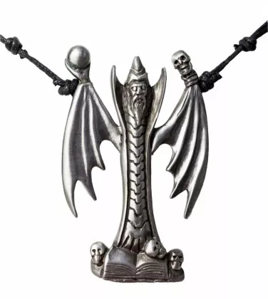 Halskette mit großem Drachen Anhänger