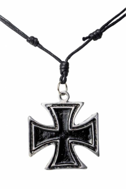 Halskette mit großem eisernen Kreuz