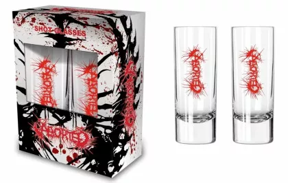 Shotglas - Schnapsglas - Aborted - Logo