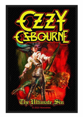 Ozzy Osbourne Patch The Ultimate Sin