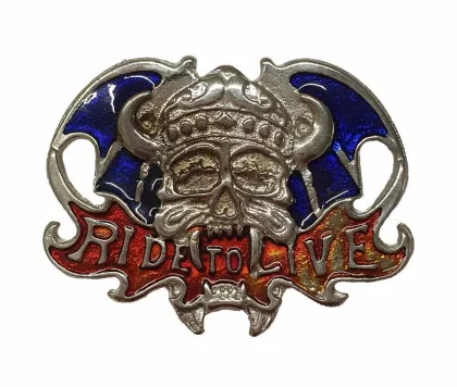 Ansteckpin Ride to live