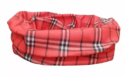 Schlauchtuch Multifunktionstuch Rot kariert