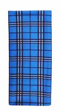 Multifunctional Tube Scarf blue checkked
