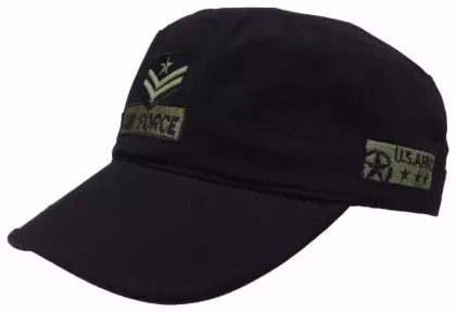 Armee Kappe US Airforce Schwarz