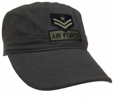 Armee Kappe US Air Force Grau