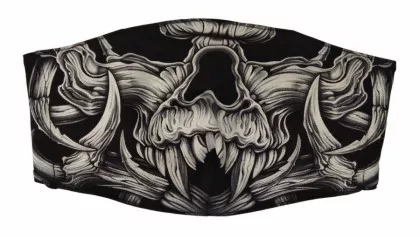 Gesichtsmaske Totenkopf Biest