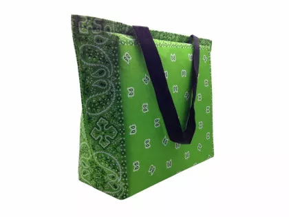 Shopper Tasche Paisley Grün