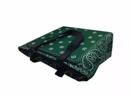 Shopper Tasche Paisley Dunkelgrün