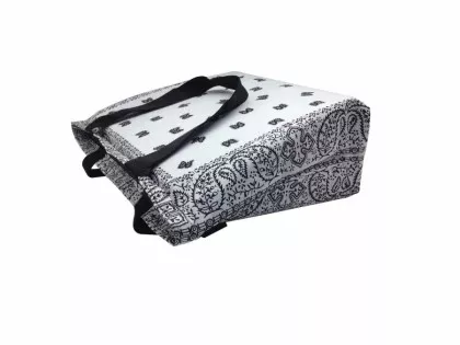 Shopper Tasche Paisley Weiß