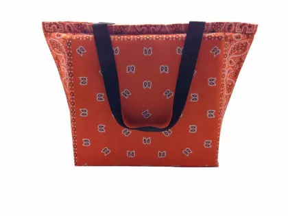 Shopper Tasche Paisley Orange
