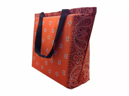 Shopper Paisley Orange