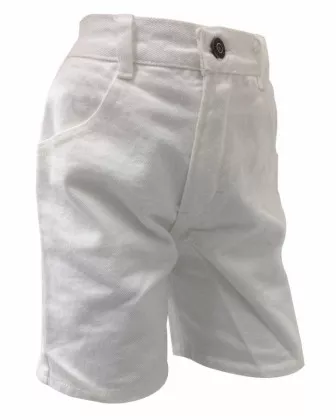 Kinder Jeans Shorts Weiß