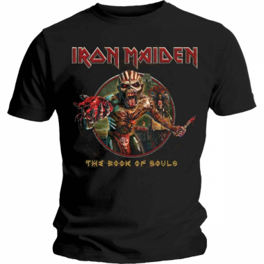Iron Maiden Shirt - Eddies Heart -  The book of souls
