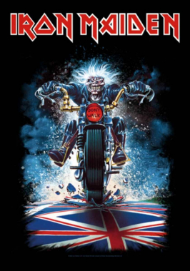 Poster Flag Iron Maiden Motorcycle