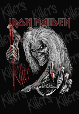 Posterfahne Iron Maiden Killer
