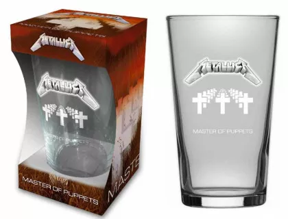 Metallica Trinkglas Master of puppets