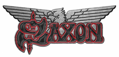 Saxon Logo Eagle Metal Pin Badge