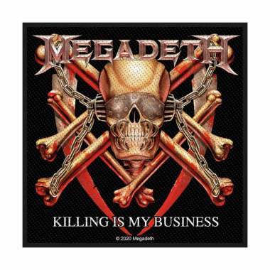 Megadeth Killing Is My Business Woven Patch