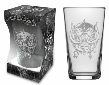Motörhead Warpig Etched Print Beer Glass