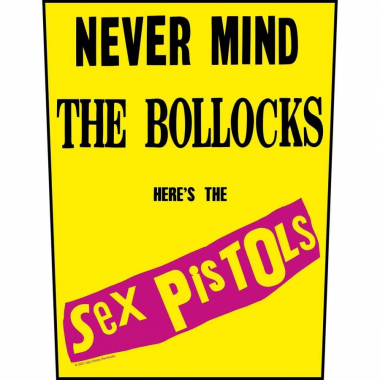Sex Pistols Never Mind The Bollocks Rückenaufnäher
