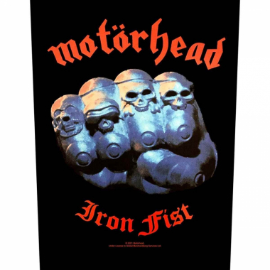 Motörhead Iron Fist Rückenaufnäher