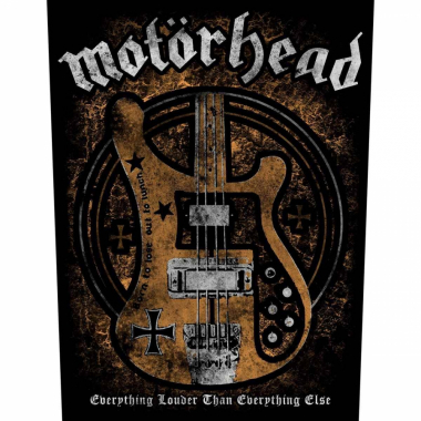 Motörhead Lemmys Bass Backpatch