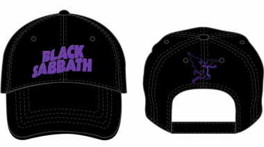 Baseball Cap Black Sabbath Logo & Devil