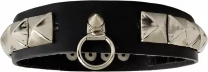 Ring Choker Pyramidennieten