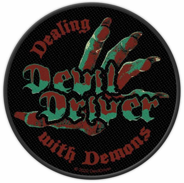 Devil Driver Dealing With Demons Woven Patch