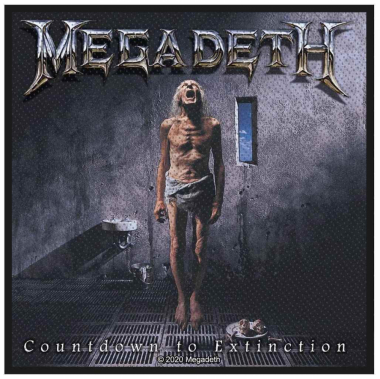 Megadeth Countdown To Extinction Woven Patch