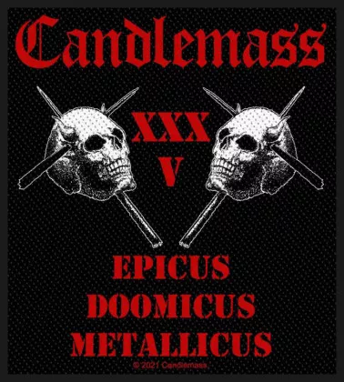 Candlemass Epicus 35th Anniversary Aufnäher