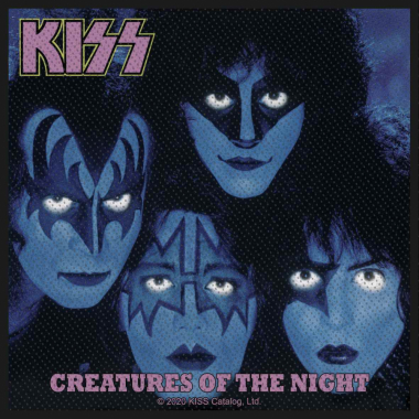 Kiss Creatures Of The Night Woven Patch