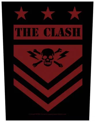 The Clash Military Shield Rückenaufnäher