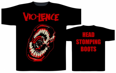 Vio-Lence Head Stomping Boots T-Shirt