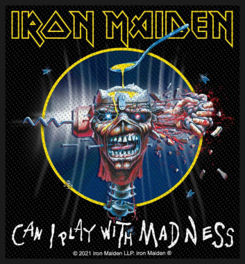 Iron Maiden Aufnäher Can I Play With Madness