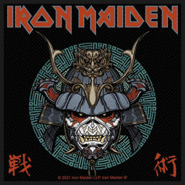 Iron Maiden Senjutsu Samurai Eddie Woven Patch