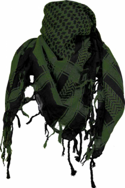 Tactical Shemagh Scarf Scarf Black Olive Green