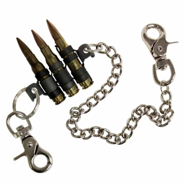 M60 Bullet Trouser Chain With 2 Snap Hooks