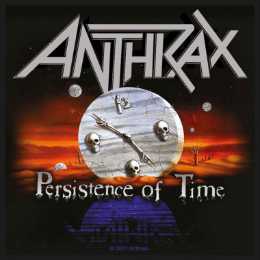 Anthrax Persistence Of Time Woven Patch
